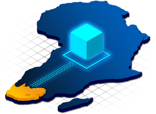 Africa coverage map